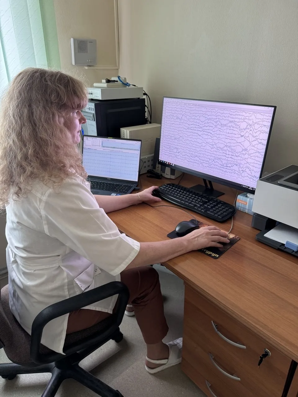 Работа специалиста в медицинском центре
